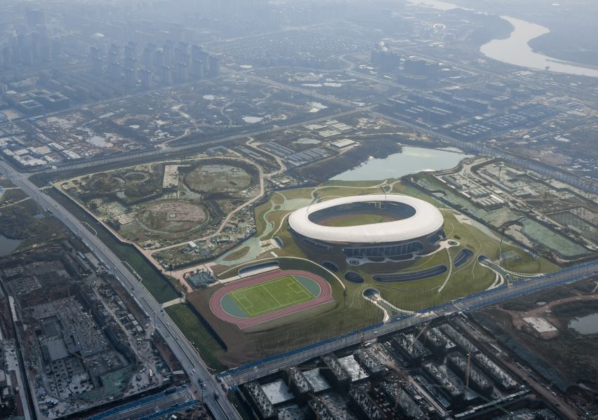 Quzhou Stadium by MAD Architects, China