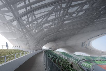 Interior of Quzhou Stadium
