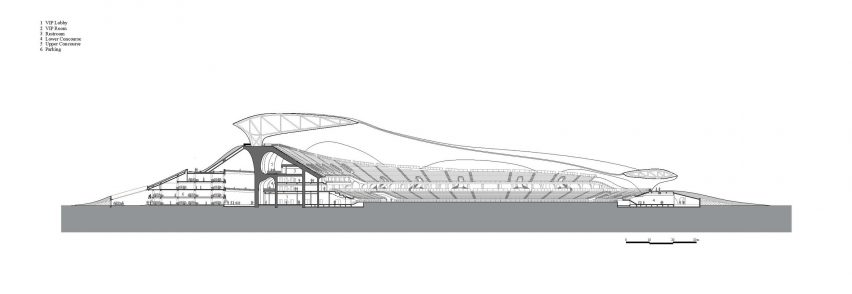 Section of Quzhou Stadium