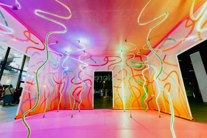 River Of Light installation by Yinka Ilori
