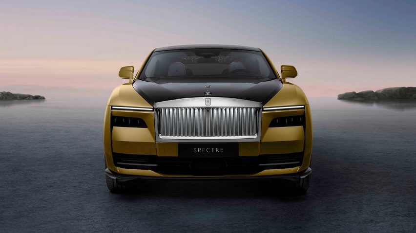 Front of the Rolls-Royce Spectre