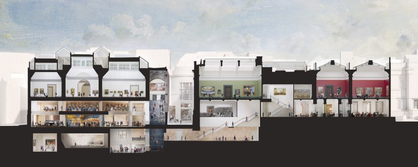 National Gallery visualisation of Sainsbury Wing