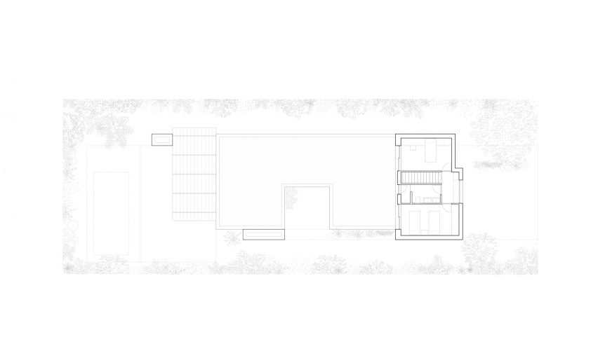 First floor plan of Brick House