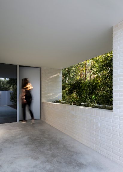 Exterior image of the entrance to Brick House