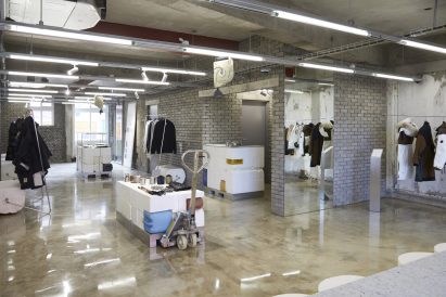 Interior image of the Kolon Sport store