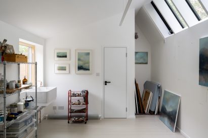 Interior of Schindel Studio in London