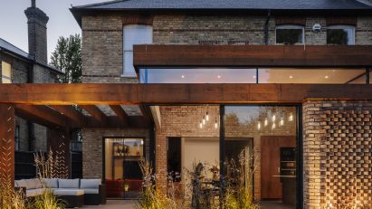 Weathered-steel extension to a south London home by Selencky Parsons