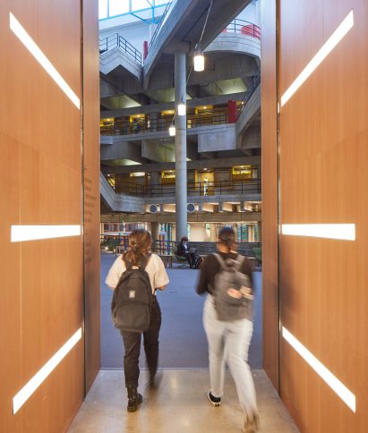 Atrium at Science Hill at Wellesley College by SOM