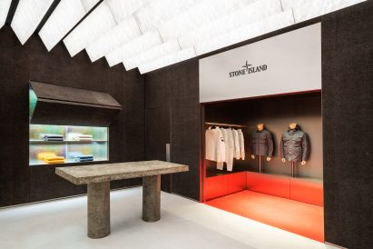 Display area for archival products and prototypes