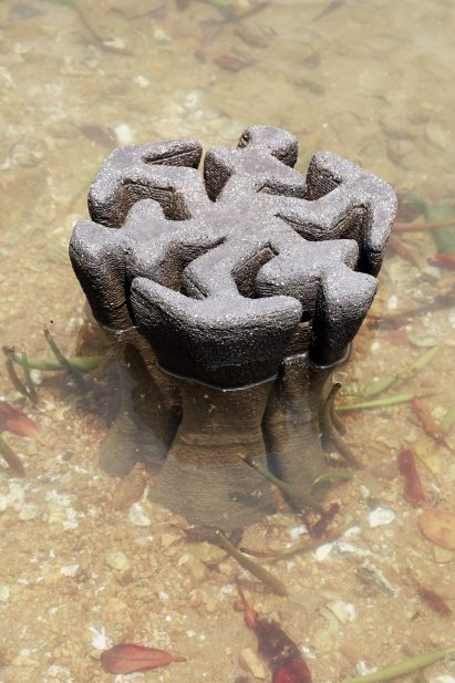 Tidal Stools by Hong Kong University under water