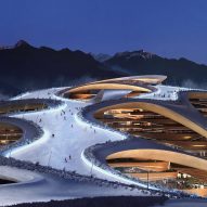 Trojena ski resort in Saudi Arabia