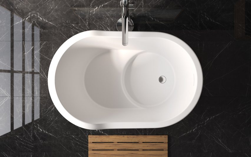 True Ofuro Nano bathtub by Joseph Burnstein for Aquatica