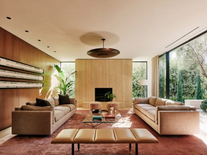 Formal lounge in Californian home