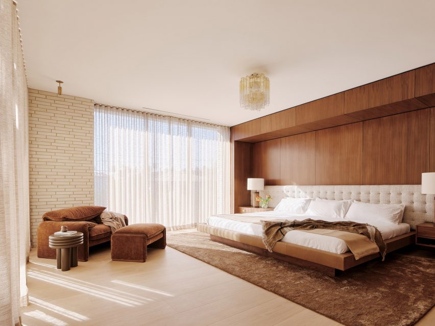 Bedroom in Twentieth house by Woods and Dangaran