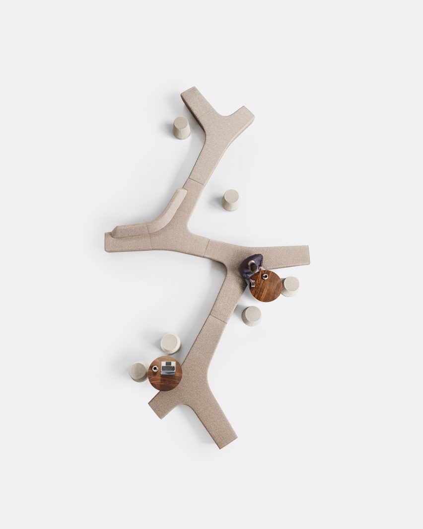 Twig seating by Alexander Loterszatin for Derlot