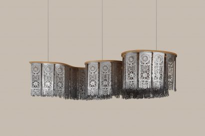Lighting fixture mexican craft showcase