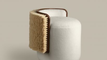 Mexican chair with bristles