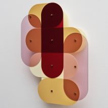 Vibeke Fonnesberg Schmidt plays with light and transparency with plexiglass wall light