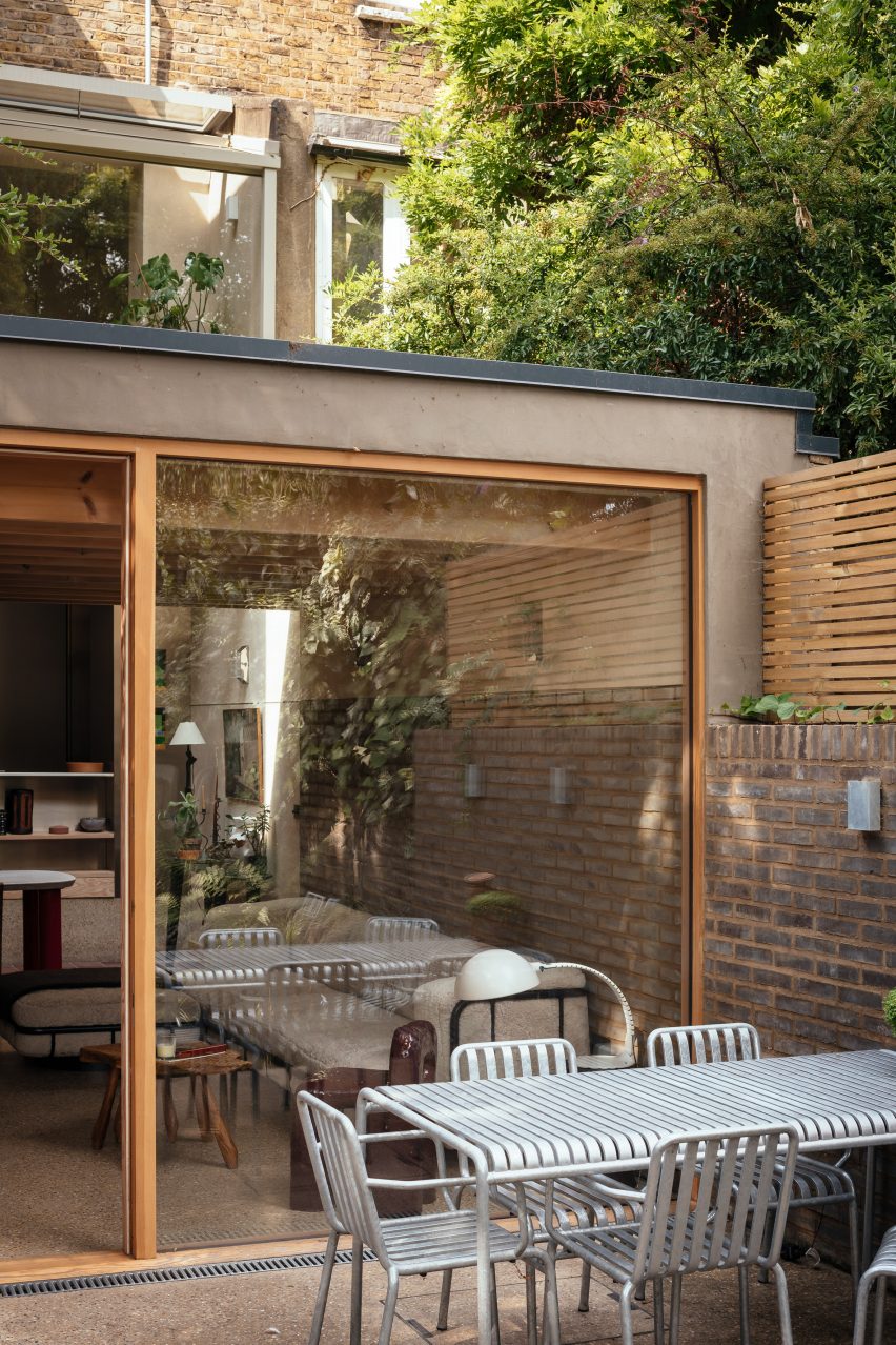 Exterior of Walled Garden house extension by Nimtim Architects