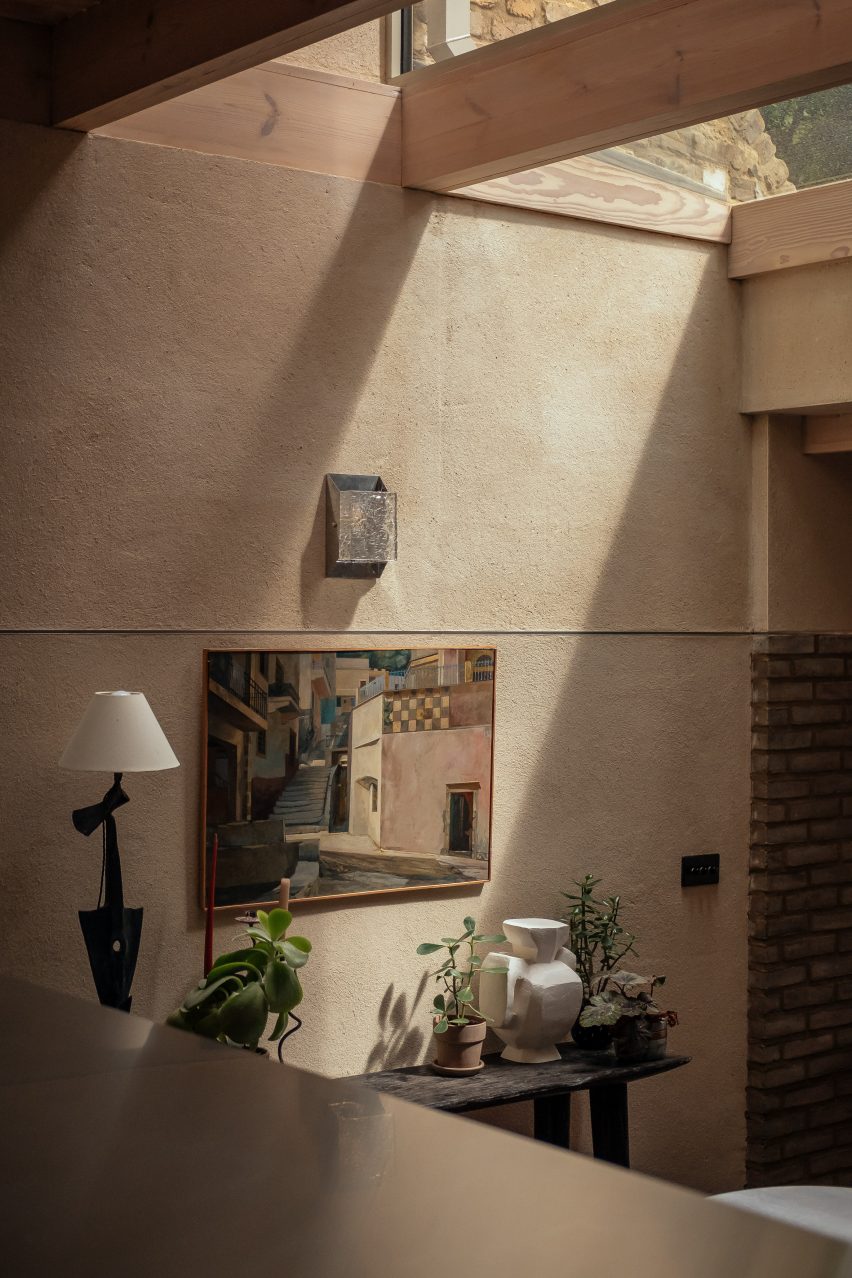 Interior of Walled Garden house extension by Nimtim Architects