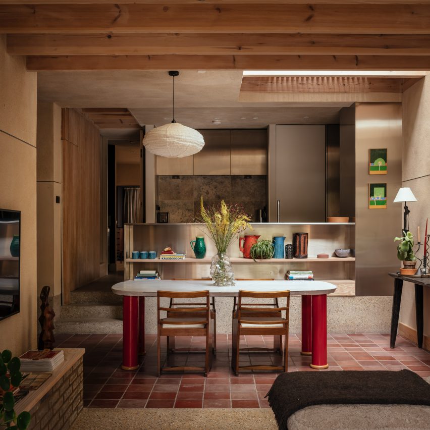 Interior of Walled Garden house extension by Nimtim Architects