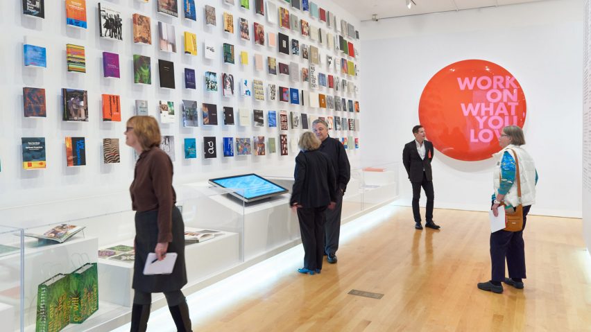 Photo of room with books on the wall