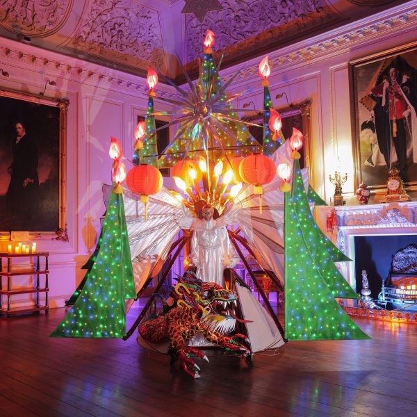 Photo of a Christmas tree