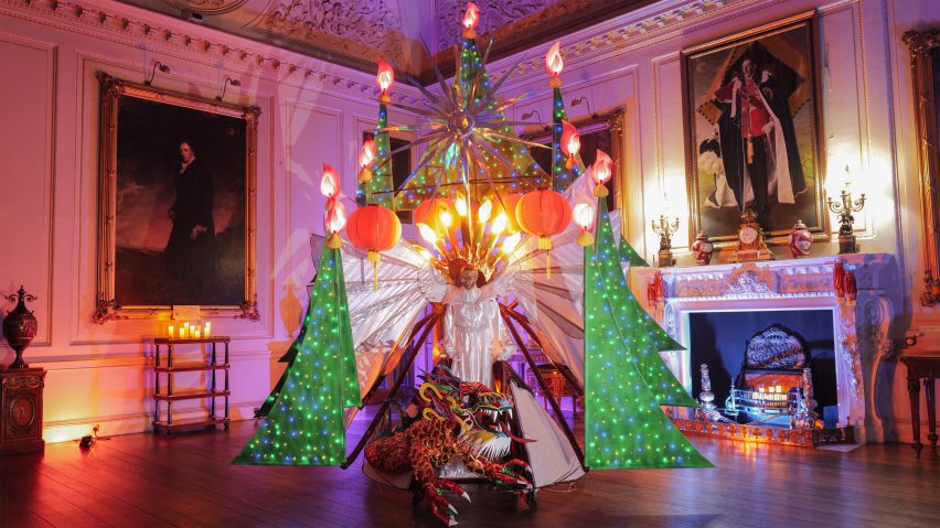 Photo of a Christmas tree