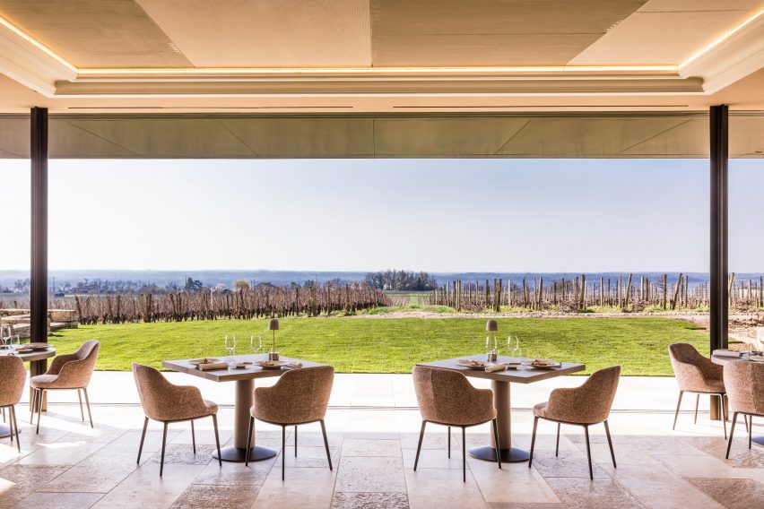 Restaurant at the Château Trop Long Mondot