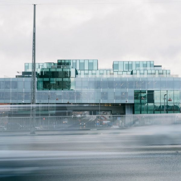 Transparent building called BLOX