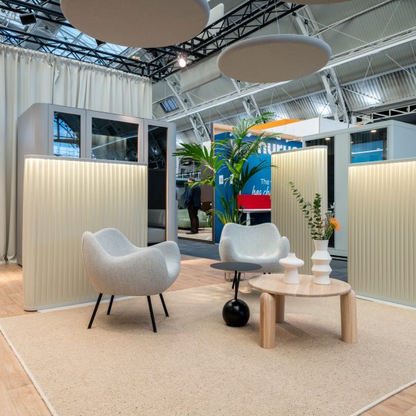 Photo of a showroom at a trade show