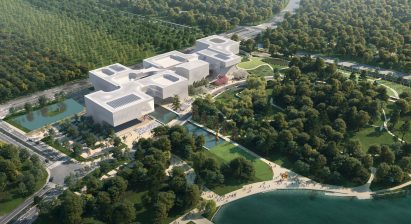 Wuxi Art Museum aerial view