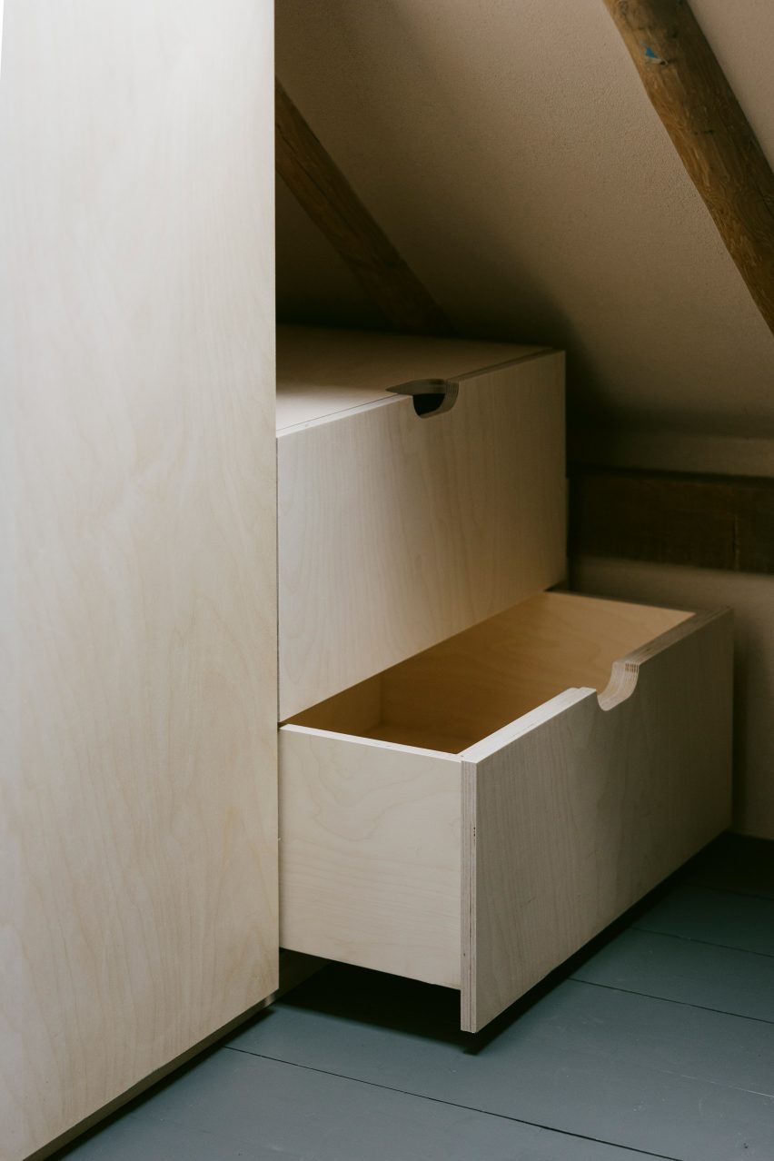 Drawers in Barn at the Ahof by Julia van Beuningen