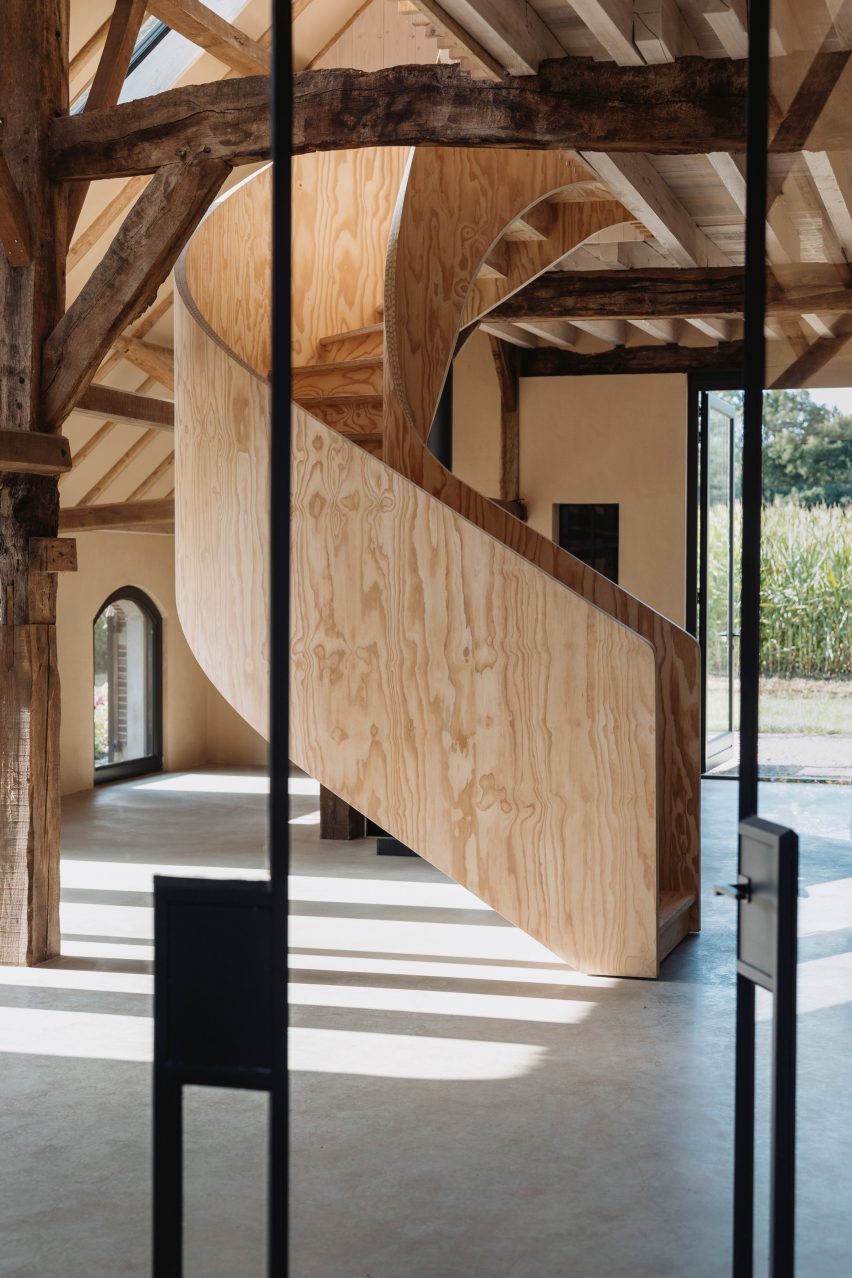 Ground floor of Barn at the Ahof by Julia van Beuningen