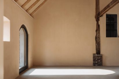 Converted barn interior