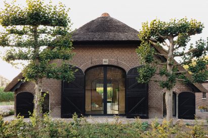 Glazed doors of Barn at the Ahof by Julia van Beuningen