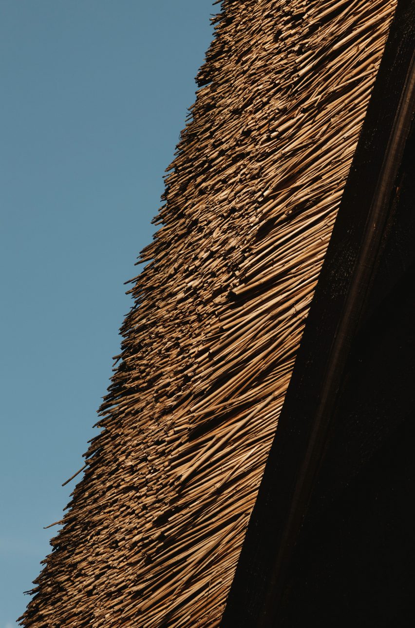 Thatched roof of Barn at the Ahof by Julia van Beuningen