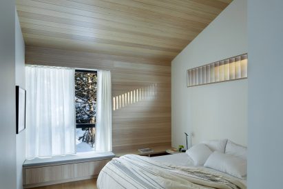 Bedroom in lake house