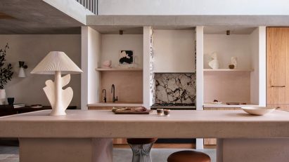 Kitchen interior of Alexander House office by Alexander & Co