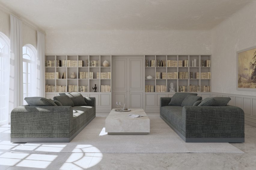 Aqueduct modular sofa by Poiat