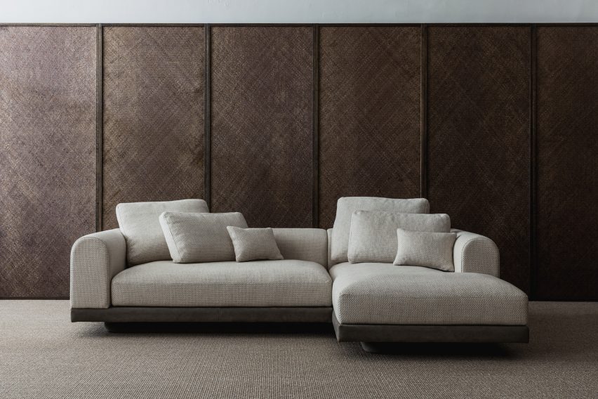 Aqueduct modular sofa by Poiat
