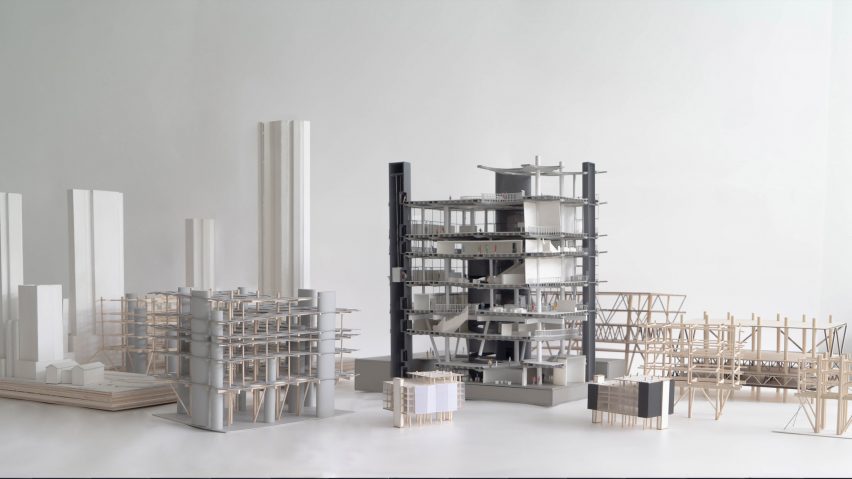 architecture models by students at the university of hong kong