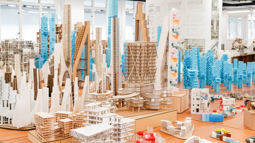 Architectural scale models by student at The University of Hong Kong