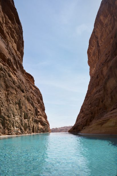 Pool at AlUla desert resort