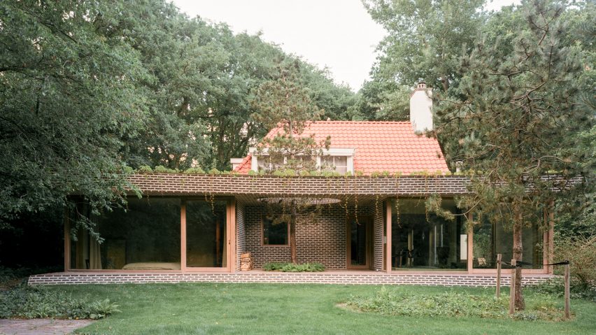 Exterior image of the rear of BD House