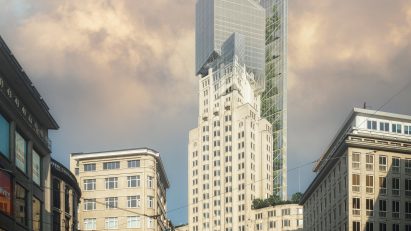 Studio Libeskind-designed extension to the Boerentoren
