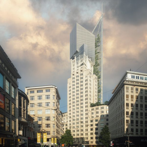 Studio Libeskind-designed extension to the Boerentoren
