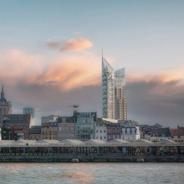 Studio Libeskind's extension design for art deco Boerentoren tower