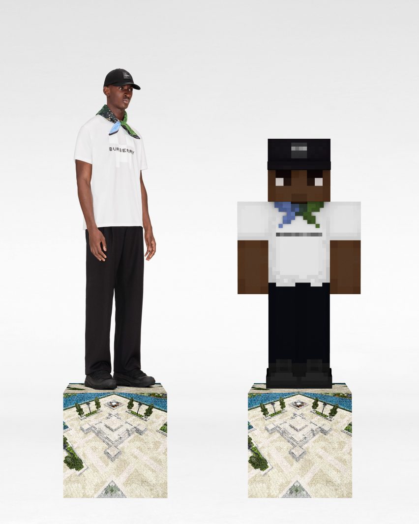 Burberry x Minecraft collection