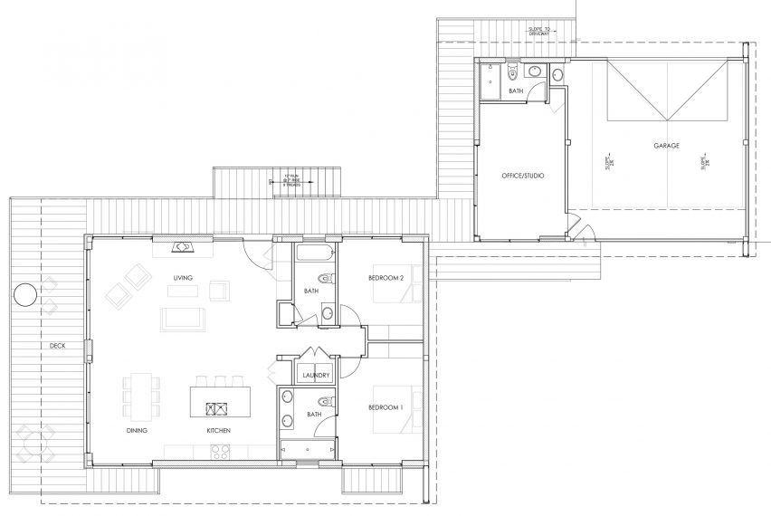 AGD waterfall house